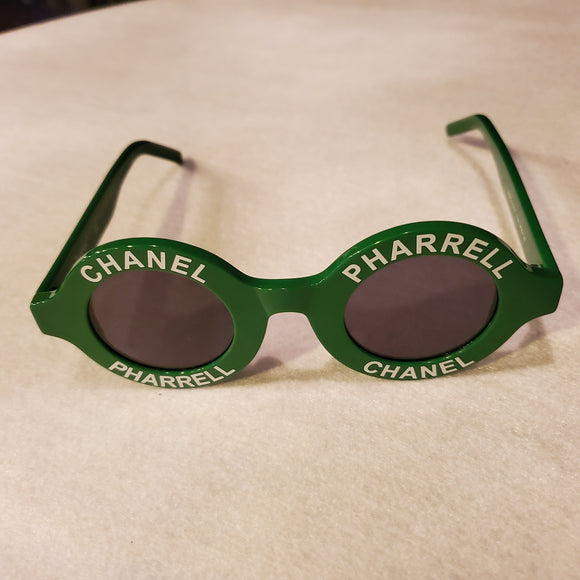 【0104】CHANEL　サングラス【ウィリアムスコラボ　GREEN】