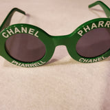 【0104】CHANEL　サングラス【ウィリアムスコラボ　GREEN】