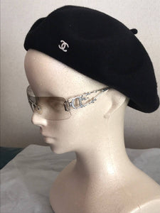 【0002】CHANEL　ベレー帽　【BLACK】