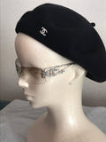 【0002】CHANEL　ベレー帽　【BLACK】