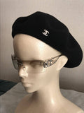 【0002】CHANEL　ベレー帽　【BLACK】