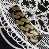 【＃00002】CHANEL バレッタ【七宝】