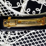【＃00002】CHANEL バレッタ【七宝】